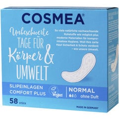 Cosmea aluspüksid lisavad comfort + normaalne ph, pakendis 58.tk. hind ja info | Tampoonid, hügieenisidemed, menstruaalanumad | kaup24.ee