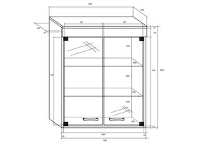 Riiul Max 06, pruun hind ja info | Riiulid | kaup24.ee