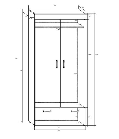 Kapp Max 05, tamm/valge hind ja info | Kapid | kaup24.ee