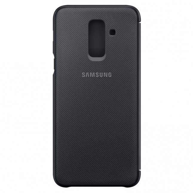 Samsung A6+ rahakoti kate EF-WA605CB must hind ja info | Telefoni kaaned, ümbrised | kaup24.ee