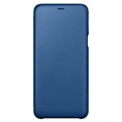 Чехол-кошелек для Samsung A6+ EF-WA605CL синий цена и информация | Чехлы для телефонов | kaup24.ee