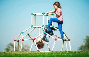 Комплект для лазания Lil 'Monkey Dome Climber, LM89105 цена и информация | Детские игровые домики | kaup24.ee