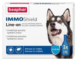 Tilgad keskmistest tõugudest koertele Beaphar Immo Shield (15-30 kg) hind ja info | Toidulisandid ja parasiitide vastased tooted | kaup24.ee