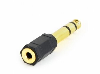 Gembird 6.3mm Male to 3.5mm Female цена и информация | USB jagajad, adapterid | kaup24.ee