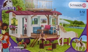 Schleich - Horse Club Caravan For Secret Club Meetings цена и информация | MUST Металлическая бутылочка с Ярким рисунком (без BPA) (500ml) для мальчиков от 3+ лет Серая с Машинкой | kaup24.ee