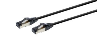 Gembird S| FTP Cat. 8 LSZH Patch Cord 0.5m Black цена и информация | Кабели и провода | kaup24.ee