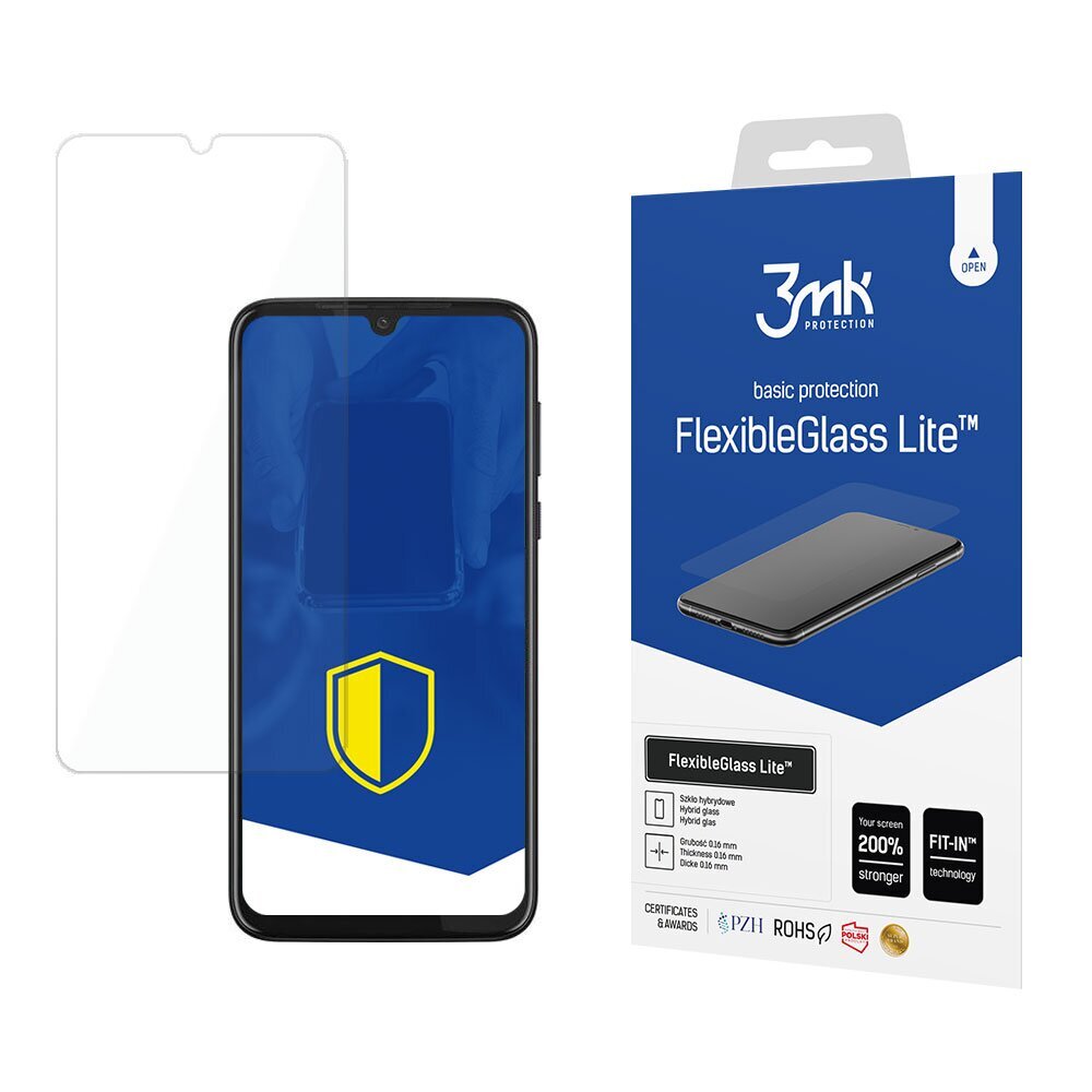 Motorola One Vision Plus - 3mk FlexibleGlass Lite™ screen protector hind ja info | Ekraani kaitsekiled | kaup24.ee