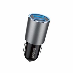 Dudao car charger 2x USB 3.4A gray (R5s gray) цена и информация | Зарядные устройства для телефонов | kaup24.ee