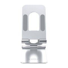 Phone stand Orico LST-S1-SV-BP, metal (silver) цена и информация | Mobiiltelefonide hoidjad | kaup24.ee