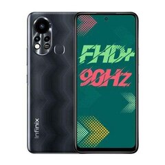 Infinix Hot 11S, Dual SIM, 4/64GB, Polar Black hind ja info | Telefonid | kaup24.ee