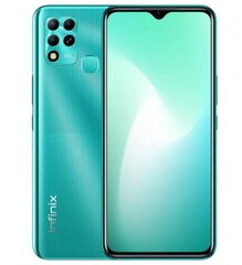 Infinix Hot 11, Dual SIM, 4/64GB, Aurora Green цена и информация | Мобильные телефоны | kaup24.ee