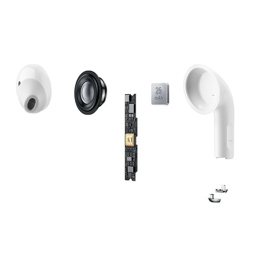 Dudao U15H TWS Bluetooth 5.1 wireless headphones white (White) hind ja info | Kõrvaklapid | kaup24.ee