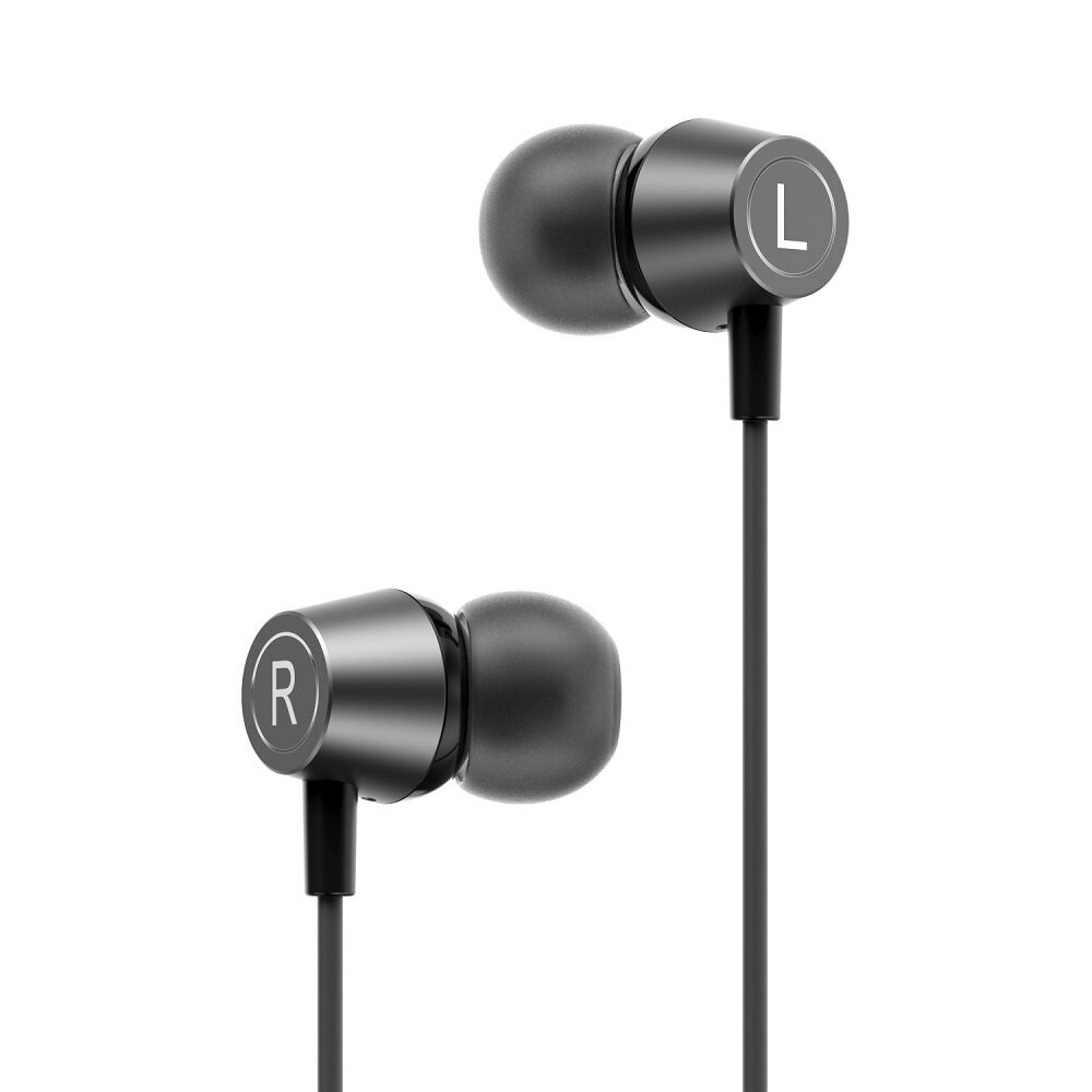 XO wired earphones EP59 jack 3,5mm black цена и информация | Kõrvaklapid | kaup24.ee