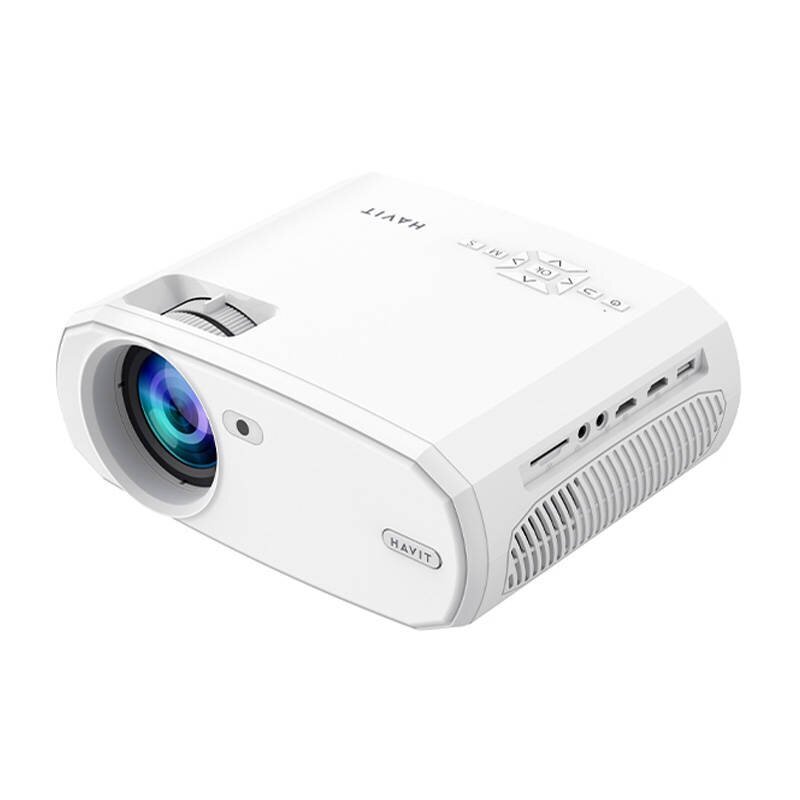 Wireless projector HAVIT PJ202 PRO (white) цена и информация | Projektorid | kaup24.ee