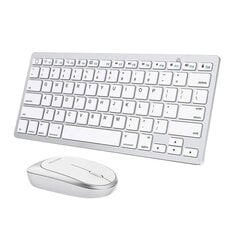 Mouse and keyboard combo Omoton KB066 30 (Silver) цена и информация | Клавиатура с игровой мышью 3GO COMBODRILEW2 USB ES | kaup24.ee