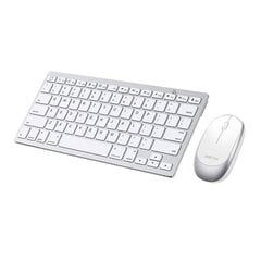 Mouse and keyboard combo Omoton KB066 30 (Silver) цена и информация | Клавиатура с игровой мышью 3GO COMBODRILEW2 USB ES | kaup24.ee