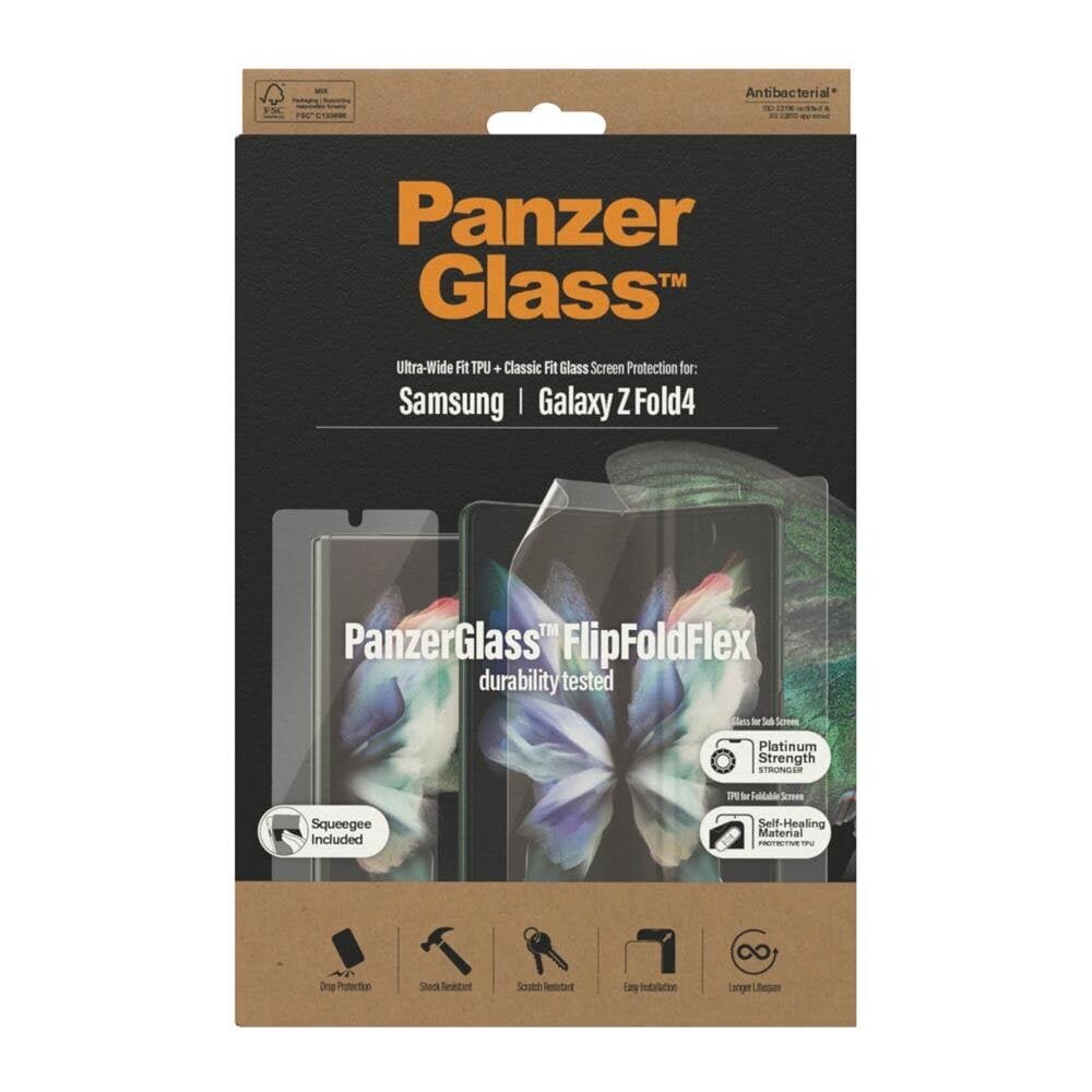 PanzerGlass Ultra-Wide Fit Bundle for Samsung Galaxy Z Fold 4 hind ja info | Ekraani kaitsekiled | kaup24.ee