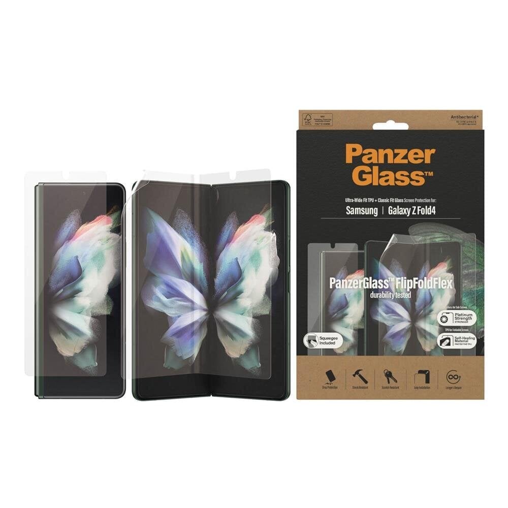 PanzerGlass Ultra-Wide Fit Bundle for Samsung Galaxy Z Fold 4 hind ja info | Ekraani kaitsekiled | kaup24.ee