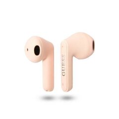 Guess GUTWST82TRP TWS Bluetooth headphones + docking station pink|pink Triangle Logo цена и информация | Наушники | kaup24.ee