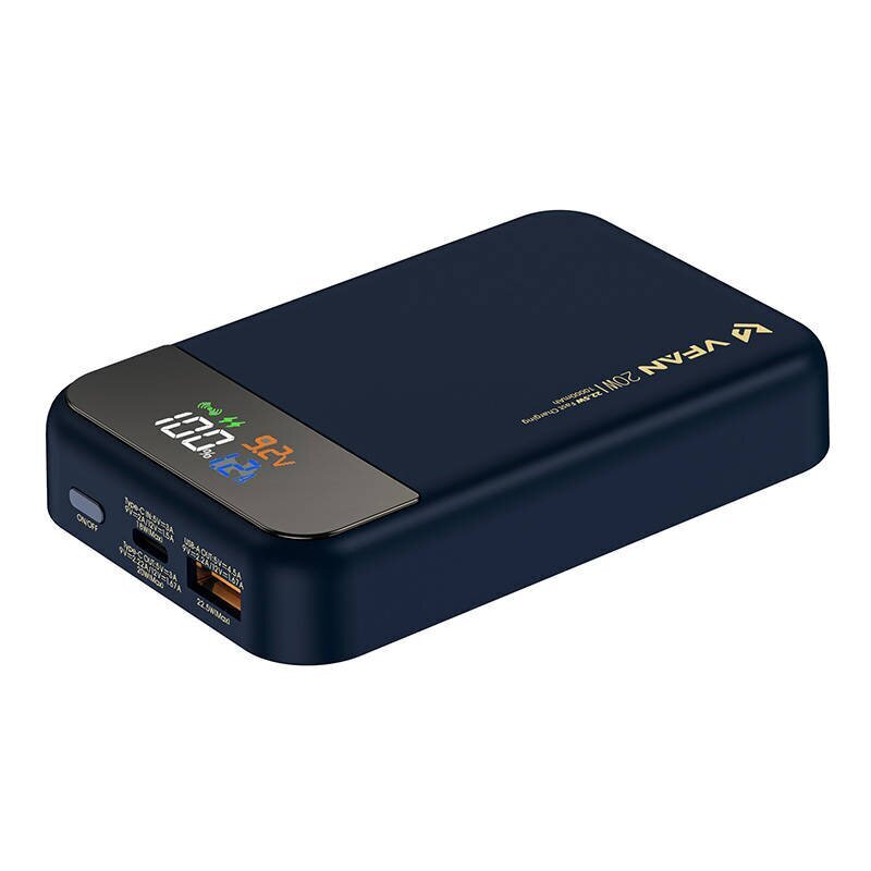 Magnet Wireless Powerbank Vipfan F13, 22.5W 10000mAh (Blue) цена и информация | Akupangad | kaup24.ee