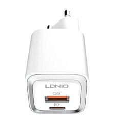 MFi wall charger LDNIO A2318M, USB-C+USB, USB-C to Lightning 20 Вт цена и информация | Зарядные устройства для телефонов | kaup24.ee