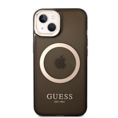 Guess Translucent MagSafe Compatible Case for iPhone 14 Black hind ja info | Telefoni kaaned, ümbrised | kaup24.ee