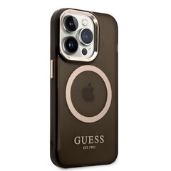 Guess Translucent MagSafe Compatible Case for iPhone 14 Pro Max Black hind ja info | Telefoni kaaned, ümbrised | kaup24.ee