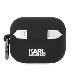 Karl Lagerfeld 3D Logo NFT Karl Head Silicone Case for Airpods Pro Black цена и информация | Аксессуары для наушников | kaup24.ee