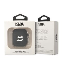 Karl Lagerfeld 3D Logo NFT Choupette Head Silicone Case for Airpods 1|2 Black hind ja info | Kõrvaklapid | kaup24.ee