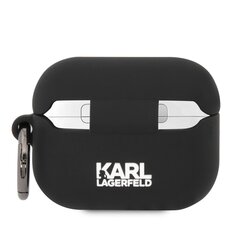 Karl Lagerfeld 3D Logo NFT Choupette Head Silicone Case for Airpods Pro Black цена и информация | Аксессуары для наушников | kaup24.ee