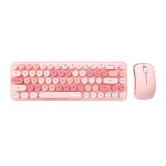 Комплект беспроводная клавиатура+мышь MOFII Bean 2.4G (бело-бежевый) цена и информация | Клавиатуры | kaup24.ee