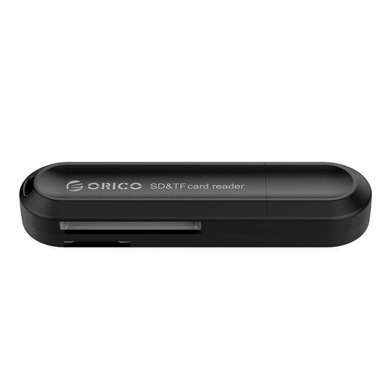 Orico CRS21-BK TF|SD memory card reader, USB 3.0, up to 2TB (black) hind ja info | USB jagajad, adapterid | kaup24.ee