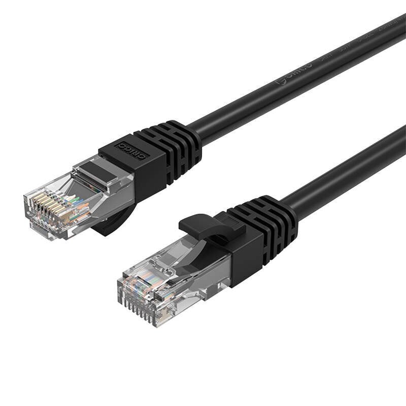 Orico RJ45 Cat.6 Round Ethernet Network Cable 10m (Black) цена и информация | Kaablid ja juhtmed | kaup24.ee