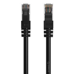 Orico RJ45 Cat.6 Round Ethernet Network Cable 10m (Black) цена и информация | Кабели и провода | kaup24.ee