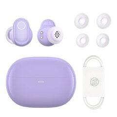 Wireless headphones Baseus Bowie WM05 TWS, Bluetooth 5.0 (purple) цена и информация | Наушники | kaup24.ee