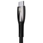 USB cable for USB-C Baseus Glimmer Series, 100W, 1m (Black) hind ja info | Mobiiltelefonide kaablid | kaup24.ee