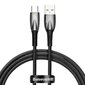 USB cable for USB-C Baseus Glimmer Series, 100W, 1m (Black) hind ja info | Mobiiltelefonide kaablid | kaup24.ee