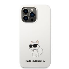 Karl Lagerfeld Liquid Silicone Choupette NFT Case for iPhone 13 Pro Max White цена и информация | Чехлы для телефонов | kaup24.ee