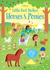 Little First Stickers Horses and Ponies цена и информация | Книги для малышей | kaup24.ee