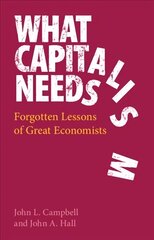 What Capitalism Needs: Forgotten Lessons of Great Economists цена и информация | Книги по экономике | kaup24.ee