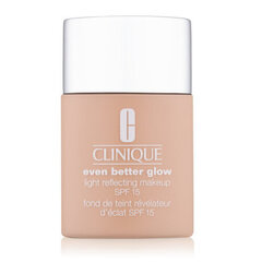 Clinique Make-up to brighten skin SPF 15 Even Better Glow ( Light Reflecting Makeup SPF 15) 30 ml WN 22 Ecru #e8a87b цена и информация | Пудры, базы под макияж | kaup24.ee