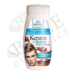 Taastav šampoon meestele Keratin + Caffeine 260 ml цена и информация | Шампуни | kaup24.ee