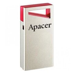 Mälupulk Apacer USB 2.0, 16 GB, AH112, hõbedane/punane hind ja info | Apacer Arvutid ja IT- tehnika | kaup24.ee