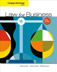 Cengage Advantage Books: Law for Business 19th edition hind ja info | Majandusalased raamatud | kaup24.ee