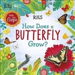 RHS How Does a Butterfly Grow? hind ja info | Noortekirjandus | kaup24.ee