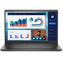 Dell Vostro 14 3420, 14", WVA, FHD, 1920 x 1080, Антибликовый, Intel Core i3, i3-1215U, 8 ГБ, DDR4, SSD 256 ГБ, Intel UHD Graphics, Windows 11 Home, ENG, Black цена и информация | Ноутбуки | kaup24.ee