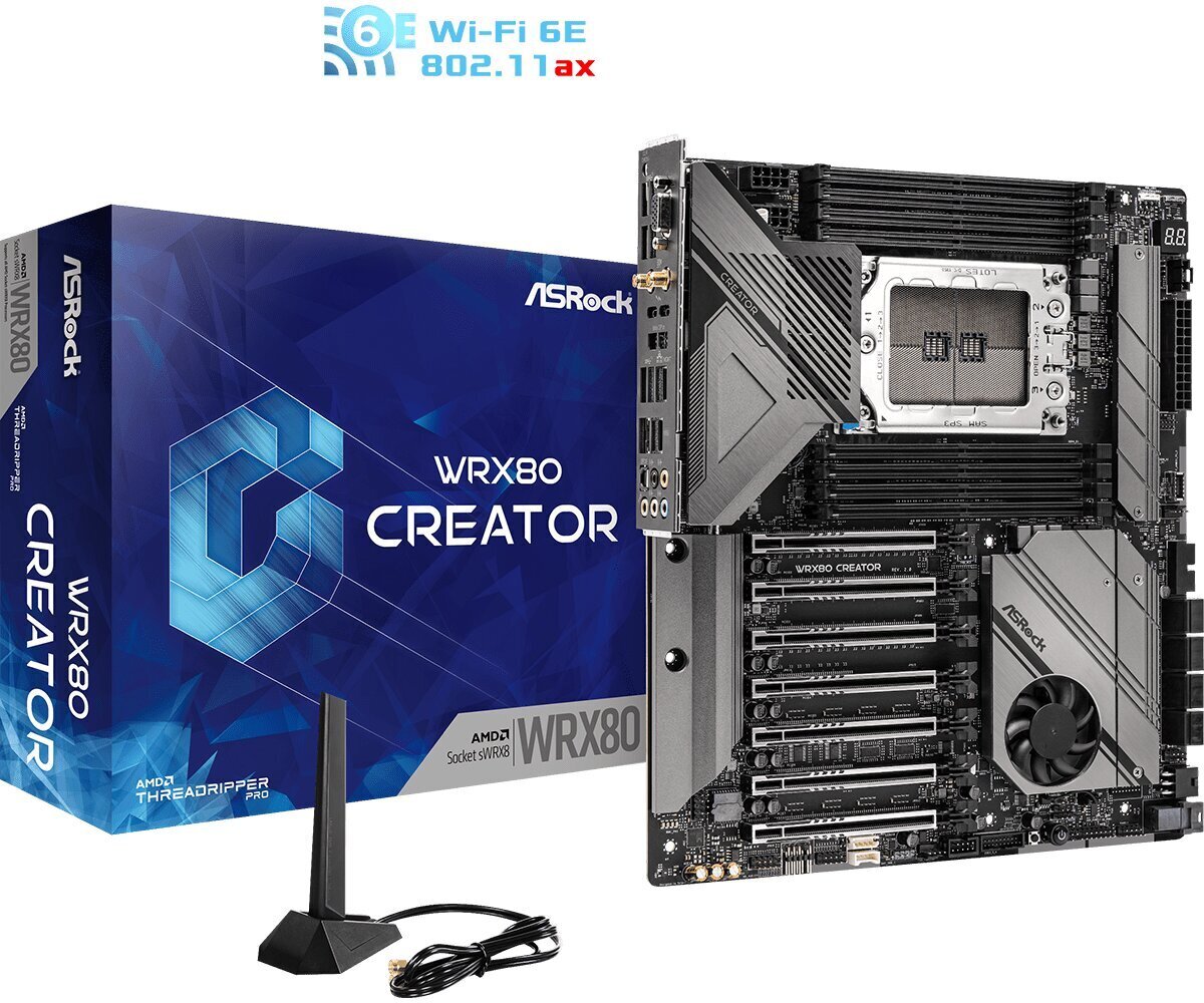 ASRock WRX80 Creator R2.0, EATX, sWRX8, DDR4 цена и информация | Emaplaadid | kaup24.ee