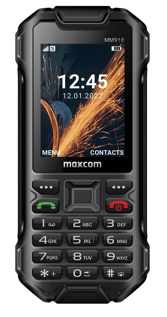 Maxcom Strong MM918 Black цена и информация | Telefonid | kaup24.ee
