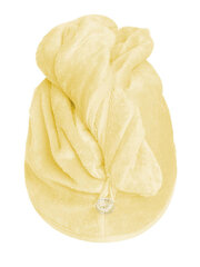 Juukserätik turban A622 - kollane hind ja info | Rätikud, saunalinad | kaup24.ee