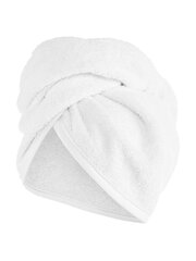 Juukserätik turban A418 - valge hind ja info | Rätikud, saunalinad | kaup24.ee